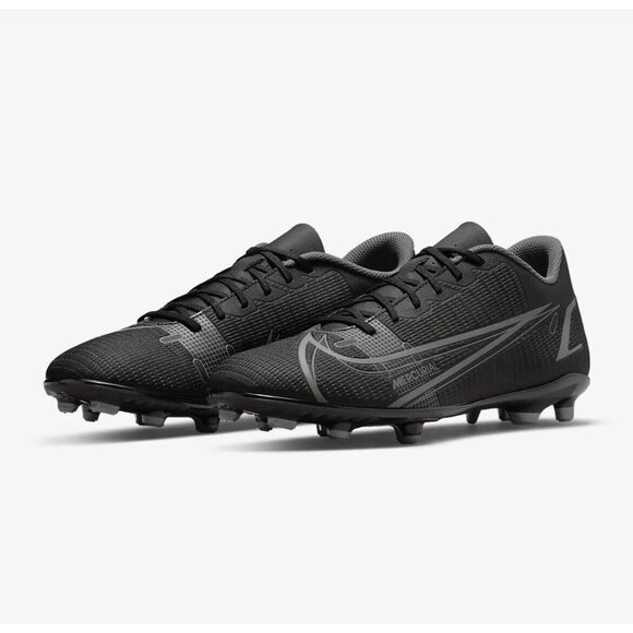 Nike Vapor 14 Club FG MG Mens Soccer Cleats Black Grey CU5692-004 Size 7.5 - Picture 1 of 6